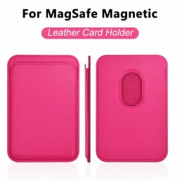Luxury For Magsafe Magnetic Leather Wallet Case For iPhone 16 17 18 14 Pro Max 15Pro S26 Card Holder Phone Bag Cover Accessories