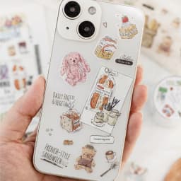 Journal GO 5cmx2m Four Hours A Day Sticker Tape for Mobile Laptop Decoration Card Craft Making Masking Tape