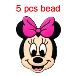 5pcs Silicone Cartoon Beads Pacifier Chain Baby DIY Care Nipple Chain Fittings