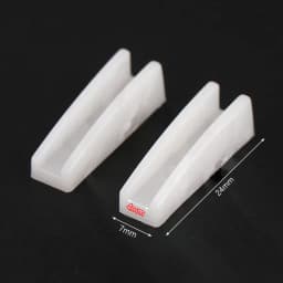 2Pcs Nylon Jaw Pliers Replacement Head Craft Plat Nose Pliers Head DIY Tools for Beading Looping Jewelry Making