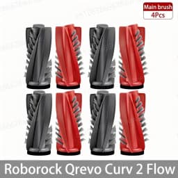 Roborock Qrevo Curv 2 Flow/Qrevo Curv 2 Flow Robot Vacuum Accessorie Main Side Brushe Mop Cloth HEPA Filter Dust Bag Spare Parts