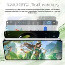 K-Touch Smartphone 5G For M18 Pro Max Mobile Phones 7.3 Inch HD Full Display 22G+2TB 7800mAh Battery 5G Dual Sim Card Cell Phone Android Unlocked 48MP+16MP Camera