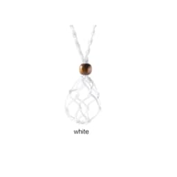 Lucky Stone Storage Rope Bag DIY Necklace Cord Empty Meditation Stone Holder Net Rope Ornament Cord Jewelry Making Accessories