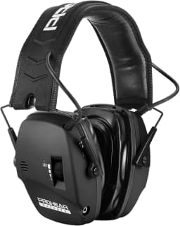 PROHEAR Electronic Shooting Ear Protection Muffs Hearing Protecter Hunting Sound Amplification Earmuffs NRR 23dB for Gun Range