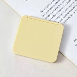 2-Face Makeup Mirror Square Portable Cute Girl'S Gift Hand Mini Mirror Pocket Double-Sided Makeup Mirror Compact Multiple Colors