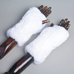 Lady Winter 100% Natural Real Rex Rabbit Fur Glove Women Soft Rex Rabbit Fur Glove Foashion Warm Knitted Genuine Fur Gloves