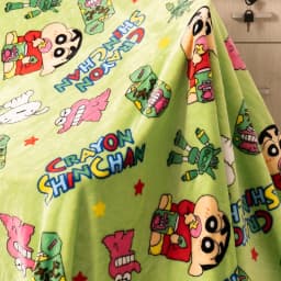 Cartoon Crayon Shin chan Blanket flannel Student Office Napping Blanket Cute Velvet Blanket Dormitory Bed Sheet Blanket Gift