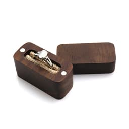 Wood Engagement Ring Box for Proposal - Wood Ring Box - Small Engagement Ring Box - Ring Holder