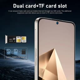 K-Touch Hot S28 Ultra Cell Phone Android 5G 7.3HD 22G+2TB Mobile Phones Dual Sim 7800mAh Unlocked Smartphone 16+48MP Global Version
