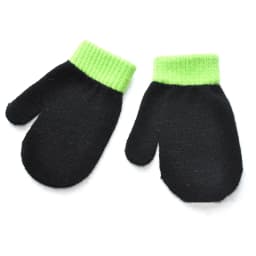 Baby Gloves For 1-4Y Children Winter Warm Patchwork Knitted Mittens Kindergarten Student Full Finger Gloves Knitting Kids Gloves