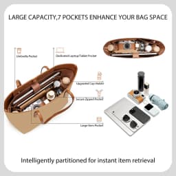 Bag Organizer Insert For City 33 Soft Nylon Durable Fashion Gift Bag Support Storage Inner Modification Bag Accessorie