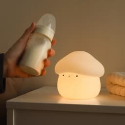 Night Lamp for Kids Mushroom Silicone Night Light Dimmable Timer USB Charging Light Room Decor Children Bedroom Dropshipping