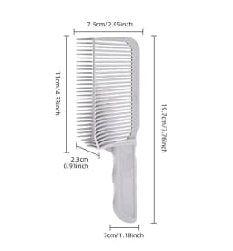 Barber Fade Combs Hair Cutting Positioning Comb Clipper Men Flat Top Hair Comb for Novice Barber Pet Styling Tool