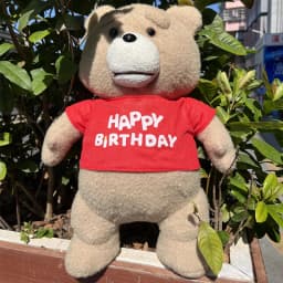 43cm 10 Movie Teddy Bear Ted 2 Plush Doll Toy Apron Soft Plush as a Christmas Birthday Gift for Good Friends