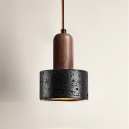 Black Hole Stone Minimalist Modern Bedroom Bedhead Designer Nordic Black Restaurant Bar Personality Chandelier