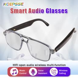 Koipsse Smart Glasses Double Beam Frame High Value Photochromic Lens Sunglasses Suitable for Men and Women Outdoor Holiday Gifts