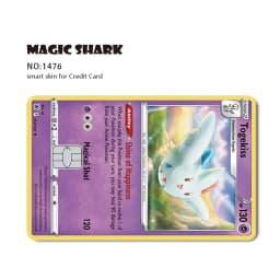 2026 New Charizard Blastoise Bulbasaur Eevee Metwo Sticker Film Skin Cover for Credit Debit Card