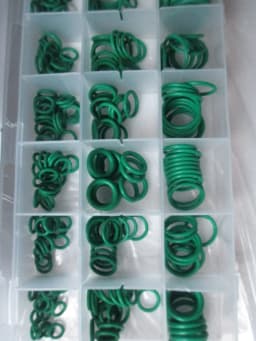 270pc R134A 18 Sizes Assortment Car Air Condition Rubber Ring O-Rings Seal A/C Repair Automotive AC Pipe Tool Joint Seal Rings
