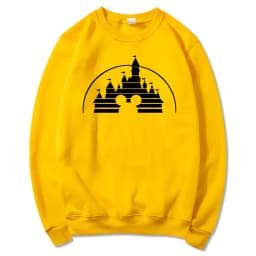 Retro Home Castle Sweatshirt The Magic Kingdom Mouse Graphic Pullover Cute Minnie Jumper Family Vacation Sweatshirts Kawaii Tops