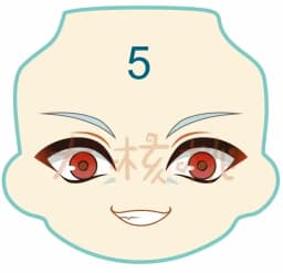 The Doctor Dottore Ob11 Face YMY Doll Handmade Water Sticker Faceplate Anime Cosplay Toy Accessories