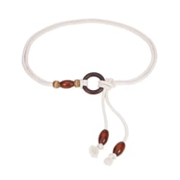 White Shell Thin Waist Belt for Women Bohemian Ethnic Style Woven Waistband Ropes Lady Dress Decorative Straps Summer Accessory