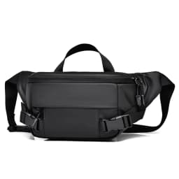 Men Multifunctional Chest Bag Solid Color New Messenger Bag Versatile Portable Shoulder Bag Large Capacity Crossbody Bag