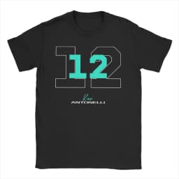 Andrea Kimi Antonelli Smoking and Drinking Beer T-Shirts for 100% Cotton T Shirt Short Sleeve Tee Shirt Plus Size Clothes