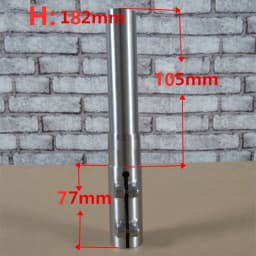 CNC Bicycle Accessories Titanium MTB Road Bike Fork Stem Rise 102mm Handlebar Raise Adapter Cycling Fork Head Tube Heightene