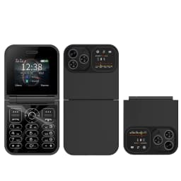 SERVO F15 MINI Flip Mobile Phone Dual SIM Standby Magic Voice Speed Dial Blacklist MP4 Player FM Radio 2G Button Fold Cellphones