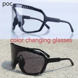 POC DEVOUR Road Bike Cycling Glasses Outdoor Windproof Riding Goggles UV400 Anti-glare Bicycle Eyewear for Men Women