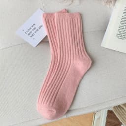 2022 New Winter Thicker Cashmere Wool Women Socks Casual japanese fashion Solid Color Long Sock Girls Thermal Warm Crew Sock