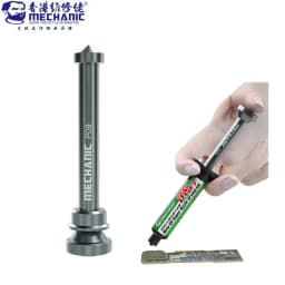 MECHANIC P09 Aluminum Alloy Tube Piston Solder Paste Flux Booster Manual Syringe Plunger Dispenser Propulsion Tool Phone Repair