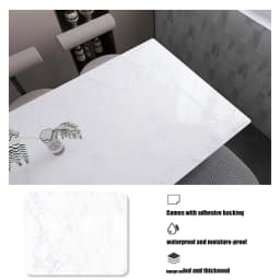 Marble Oil Resistant 40cm Kitchen Sticker Self-Adhesive Waterproof Cabinet Stove Top Wallpaper Desktop Bathroom Decoration