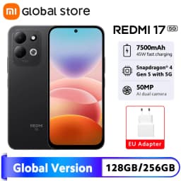 Global Version Redmi 17 5G Smartphone 128GB/256GB ROM Snapdragon® 4 Gen 5 CPU 50MP Camera 7500mAh 45W Charging 6.9" Display 120H