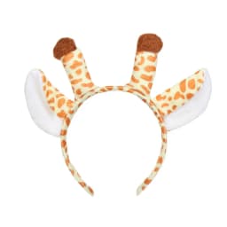Cute Soft Plush Pig Giraffe Animal Headband Party Headwear Hair Accessories Hairband Cartoon Headhoop Wash Face Makeup Headband