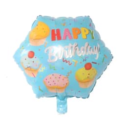 50pcs 18inch Round Foil Balloon Happy Birthday Inflatable Foil Helium Balloons Birthday Party Decoration Kids Toys Air Globos