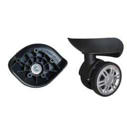 Universal Luggage Wheel Replacement Parts Quiet Universal Spinner Wheels Repair for Suitcase Password Box Shock Absorption