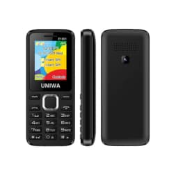 UNIWA E1801 Unlocked Button Phones 1.77Inch 800mAh 2G Feature Phone Dual SIM Standby Mobile Phone For The Old Wireless FM Radio