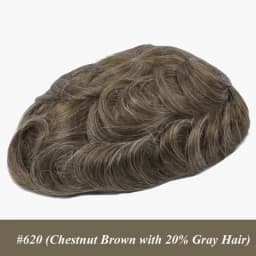 0.02-0.03MM Toupee Men Truly Ultra-Thin Microskin Male Hair Prosthesis Premier Toupee for Men Men's Wig 100% Human Hair System