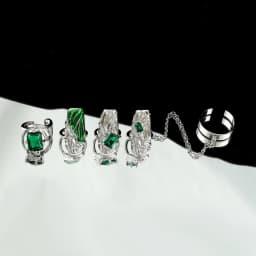 Silver Color Trendy Fashion Nail Ring Armor Set Irregular Adjustable Open Rings Jewelry Accessory for Women Gift Idea