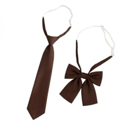 Lazy JK Small Necktie Bowtie For Student Basic Style School Uniform Classic Ties Solid Bow Ties Cravats Girls Red Bowties