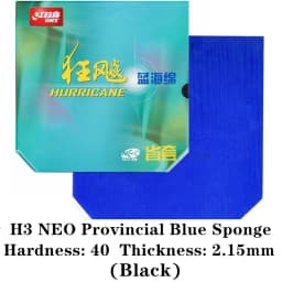 DHS Hurricane 3 NEO Provincial Orange Sponge Hurricane 3 NEO Provincial Blue Sponge Table Tennis Rubber DHS Ping Pong Sponge