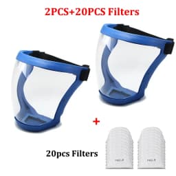 Protection Mask Splashproof Transparent Facial Protector Face FaceMask Protective Outdoor Safety Mask Head Cover Work Protection