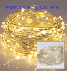 30m 50m 100m LED String Fairy Lights Remote Control Waterproof Plug in for Indoor Outdoor Christmas Holiday Wedding Garden Decor