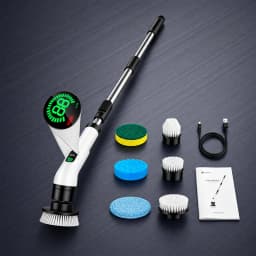 Household Cordless Spin Scrubber Multipurpose Cleaning Brush Kitchen Gadgets Hair Brushes Bathroom Broom Toilet Electric Mops