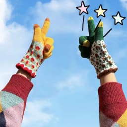 Winter Thicken Warm Gloves For Women Students Cute Sunflower Knitted Touch Screen Gloves Girls Outdoor Riding Skiing Gloves New