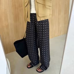 2026 Autumn and Winter New Loose and Comfortable Polka Dot Long Straight Pants Design Temperament Fashion Casual Commuting
