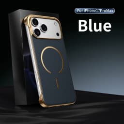 For iPhone 17 16 15 14 13 18 Pro Max For Magsafe Magnetic Fiber Texture Matte Phone Case For iPhone Air Plating Frameless Cover