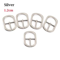 5Pcs Metal Leather Bag Buckles Shoe Shoulder Strap Belt Buckle Adjust Roller Pin Buckle Snap DIY Handbag Repair Accessories