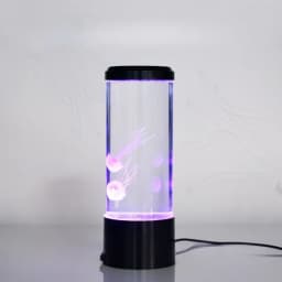 7 Colors LED Jellyfish Lava Lamp Creative Ocean Themed Mood Night Light USB Powered Desktop Decor Lamp for Home Decoration Gift